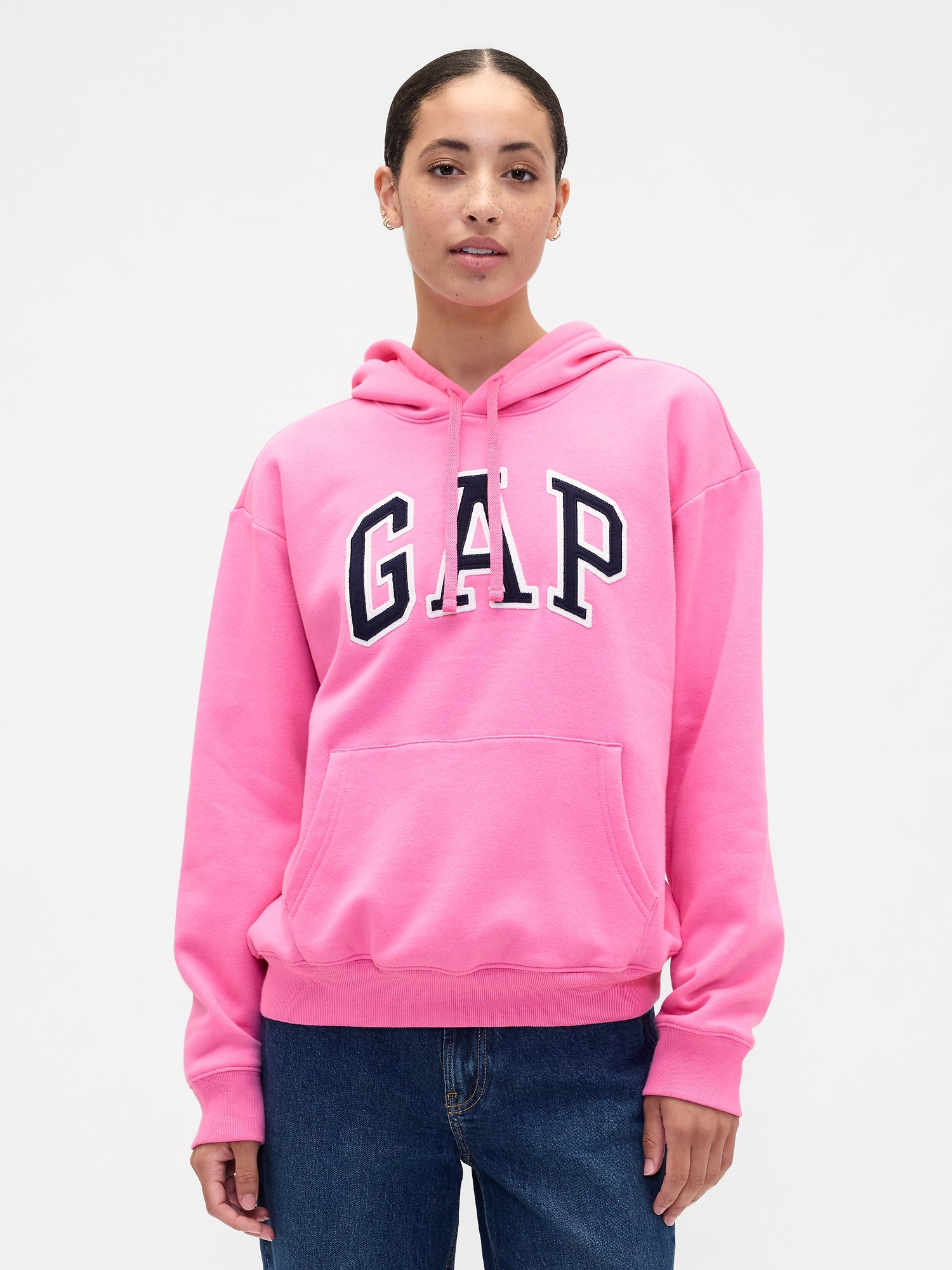 Relaxed Gap Logo Hoodie