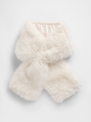 フェイクファー キーホールマフラー (キッズ)