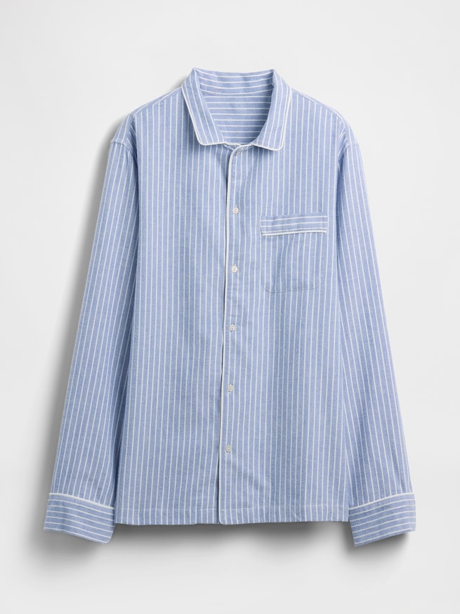 スーパーソフト フランネル パジャマシャツ (ユニセックス)-6