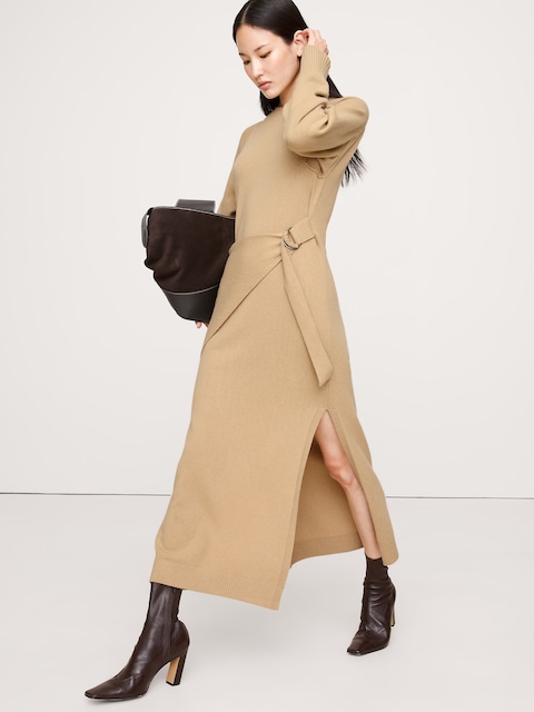 ROBE-CHANDAIL PORTEFEUILLE EN LAINE MÉRINOS ET COTON