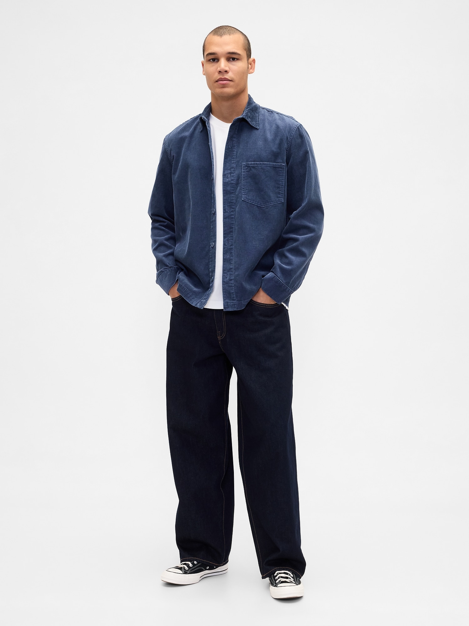 コーデュロイ シャツジャケット-1