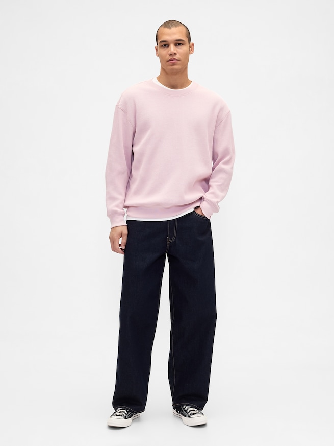 ヘビーウェイト サーマル オーバーサイズ Tシャツ-1