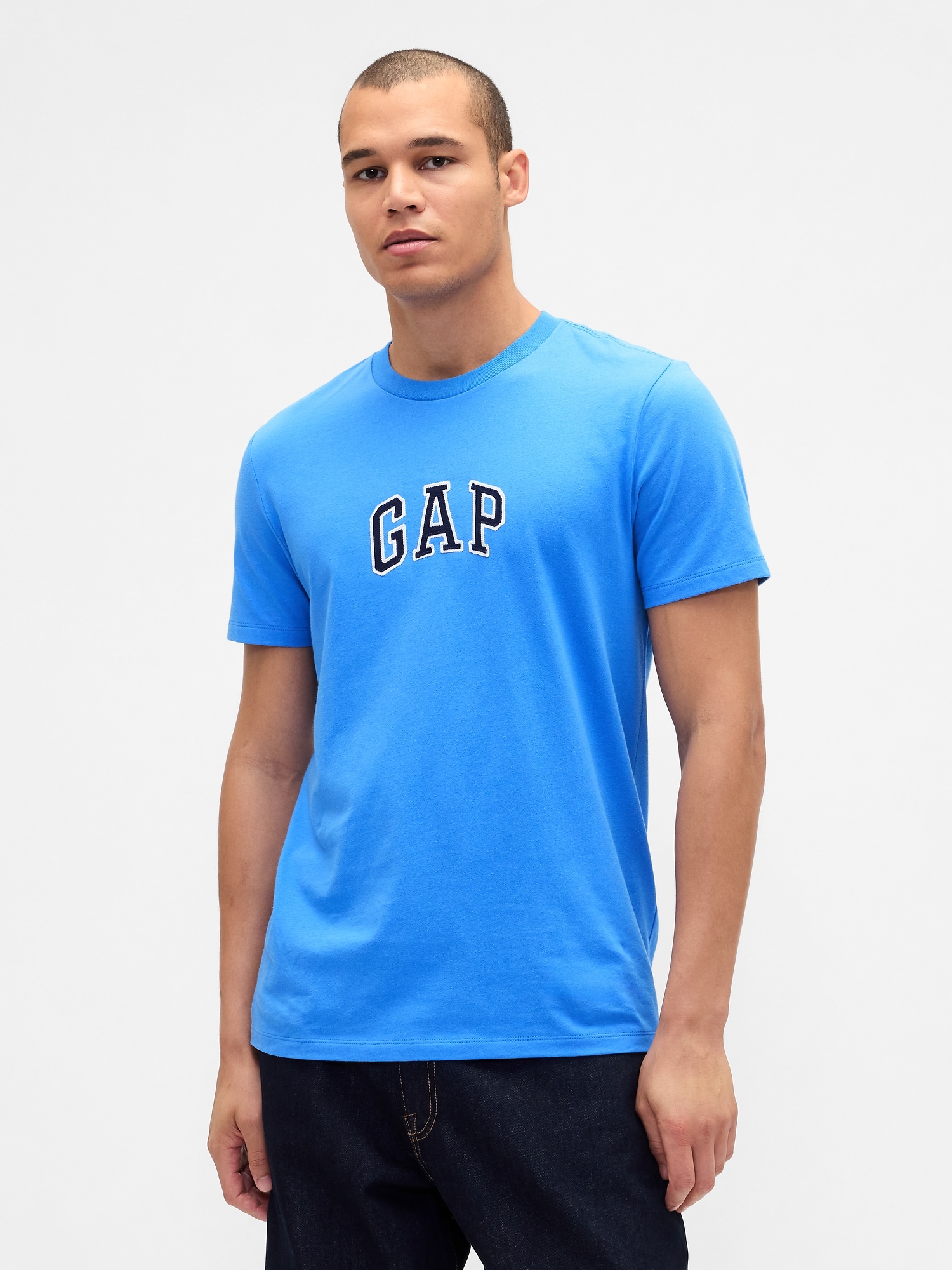 GAPアーチロゴTシャツ-0