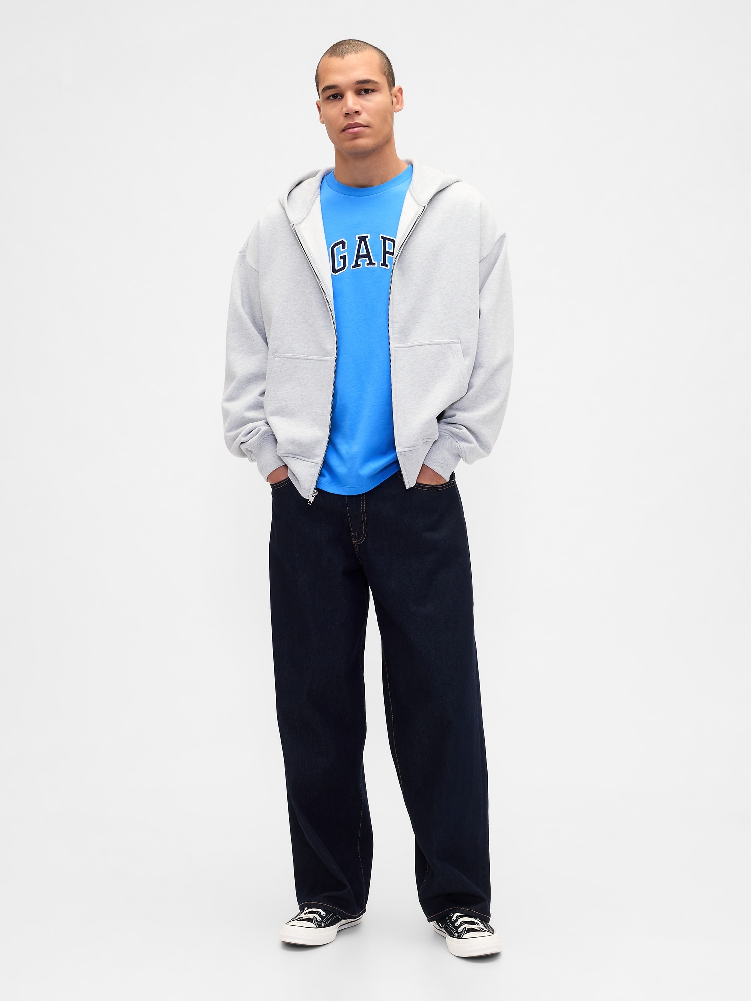 GAPアーチロゴTシャツ-1