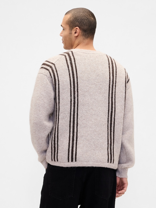 ふわもこ リラックス クロップド ニットカーディガン-2