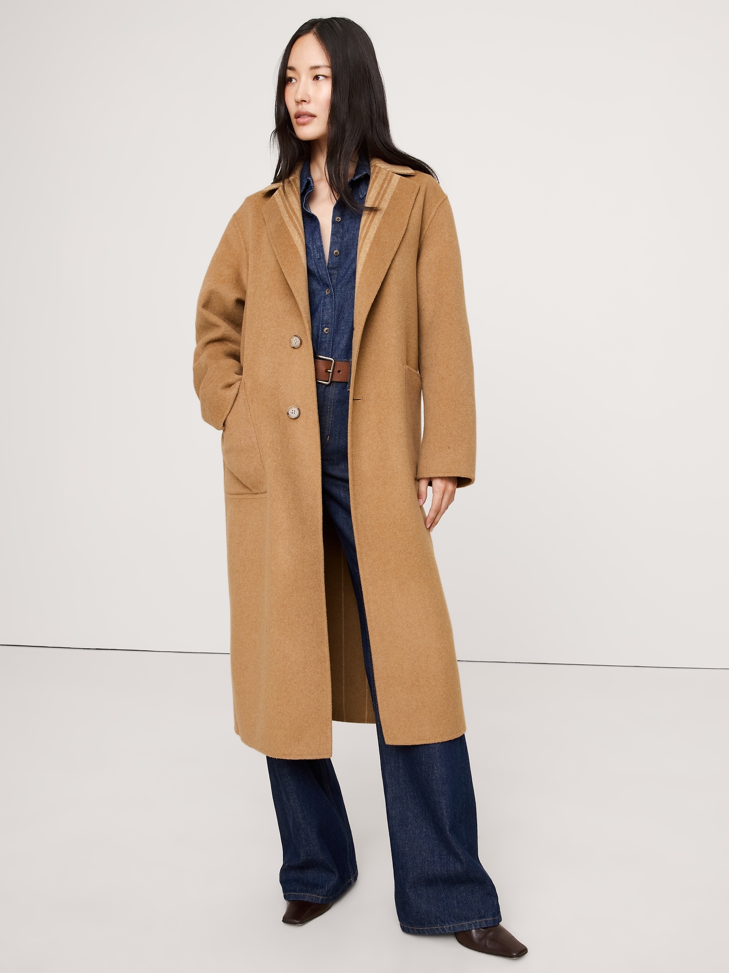 リバーシブル ダブルフェイス トップコート-7