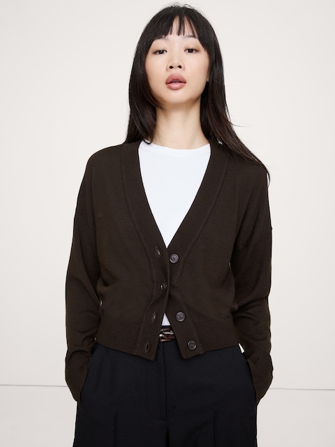 Merino Cardigan Sweater