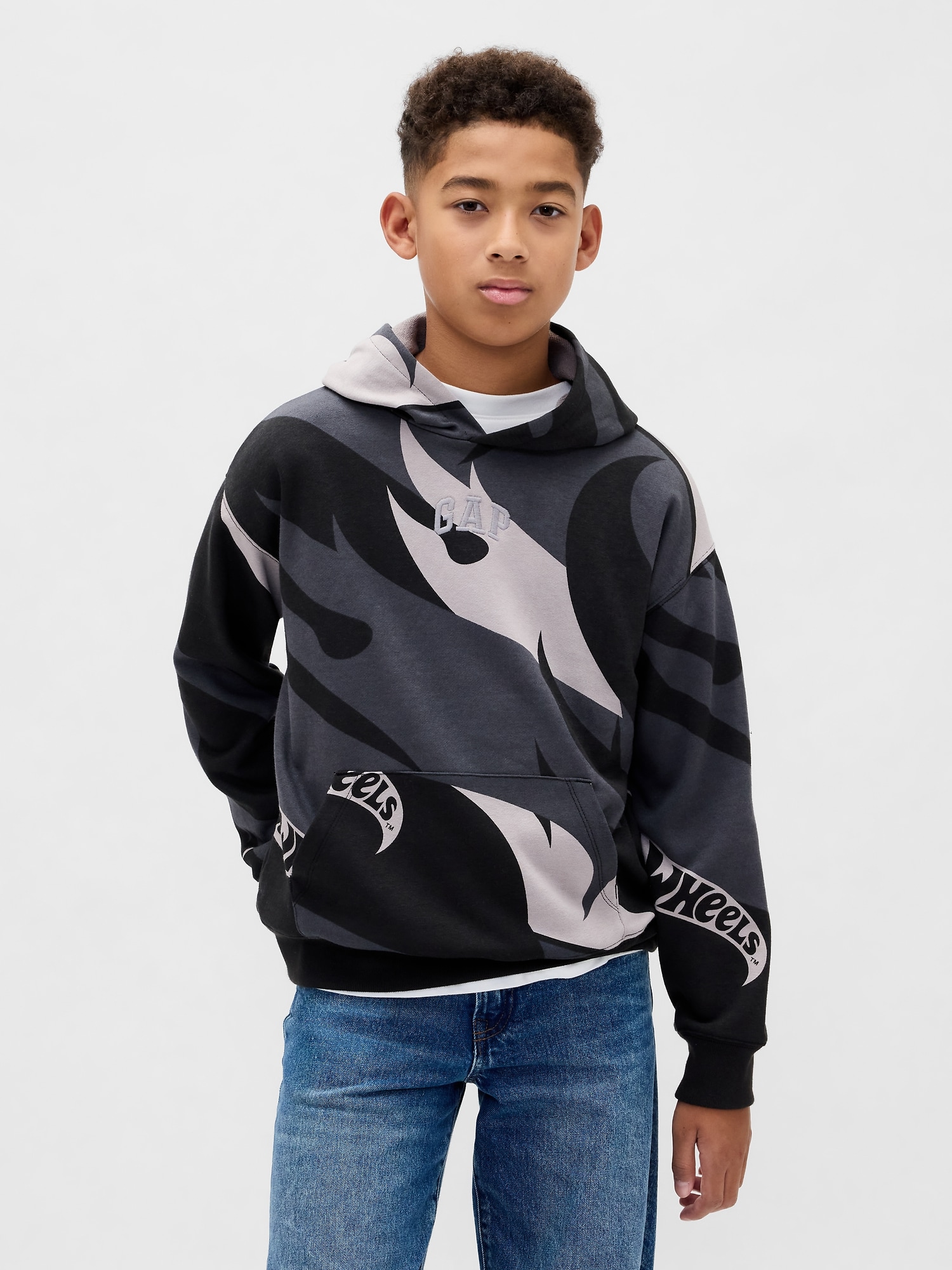Gap GapKids ホットウィール リラックスフィット GAPロゴパーカー Gap GapKids ホットウィール リラックスフィット GAPロゴパーカー