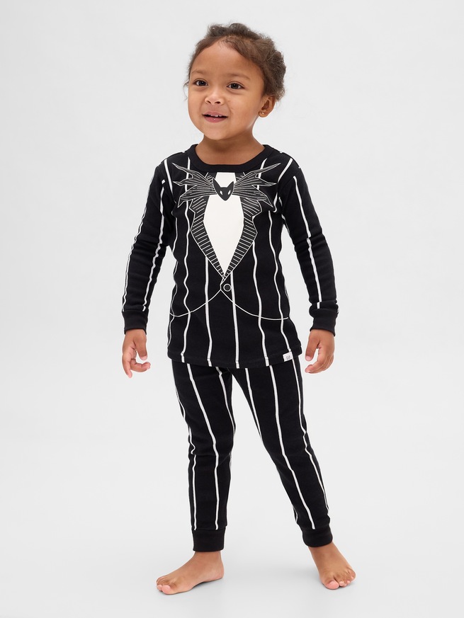 ナイトメアー・ビフォア・クリスマス オーガニックコットン パジャマセット (幼児・ベビー)-1