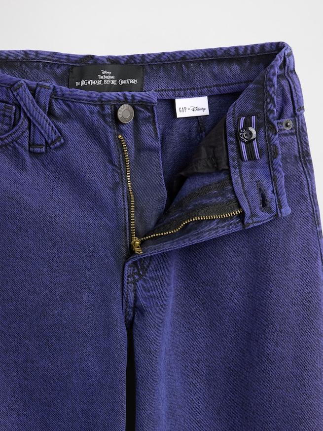 ナイトメアー・ビフォア・クリスマス ミッドライズ バギーデニム (キッズ)-4