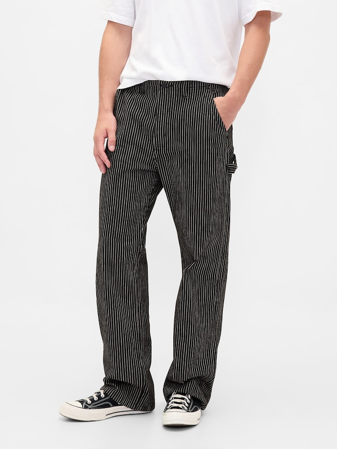 ナイトメアー・ビフォア・クリスマス リラックス ストレート カーペンターパンツ-1