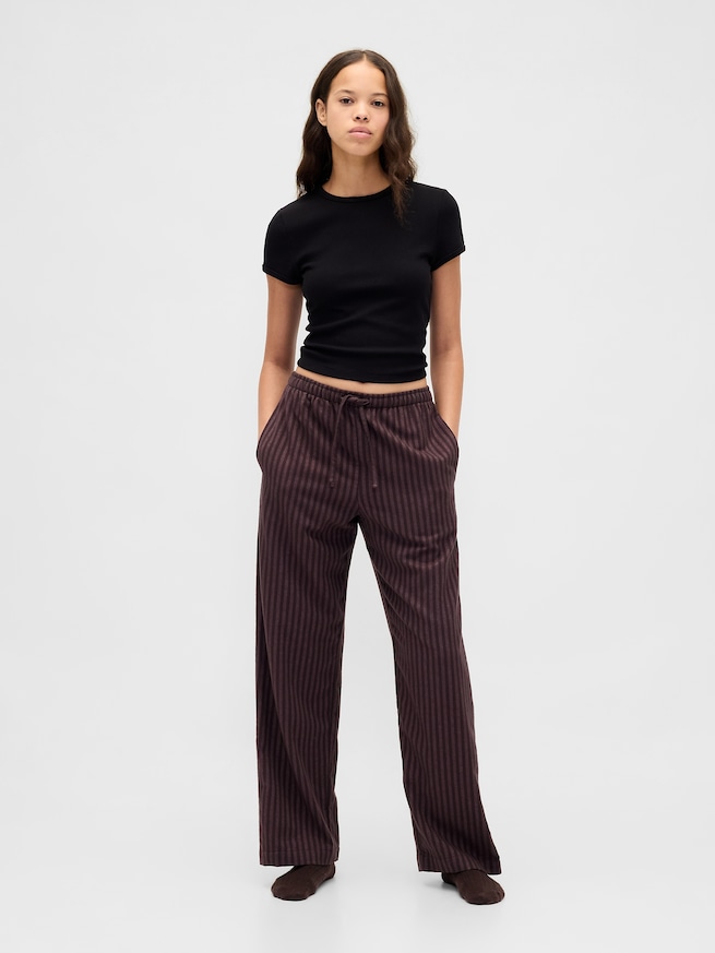 スーパーソフト フランネル パジャマパンツ (ユニセックス)-2