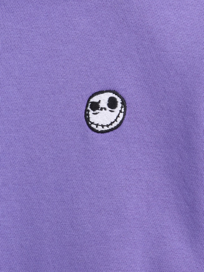 ナイトメアー・ビフォア・クリスマス ヴィンテージソフト クロップドパーカー (キッズ)-3