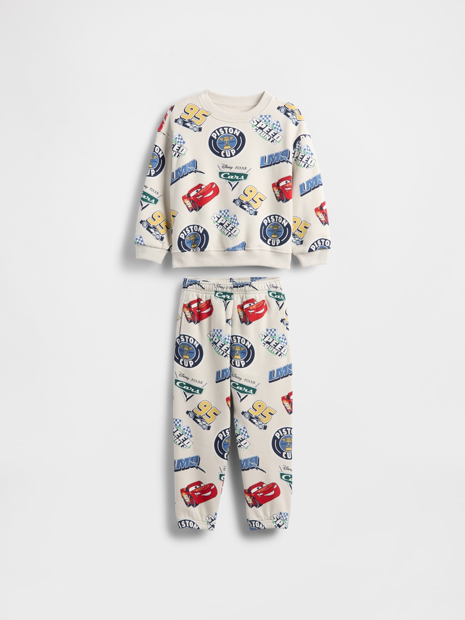 Gap × Disney Baby & Toddler VintageSoft Cars Sweat Set