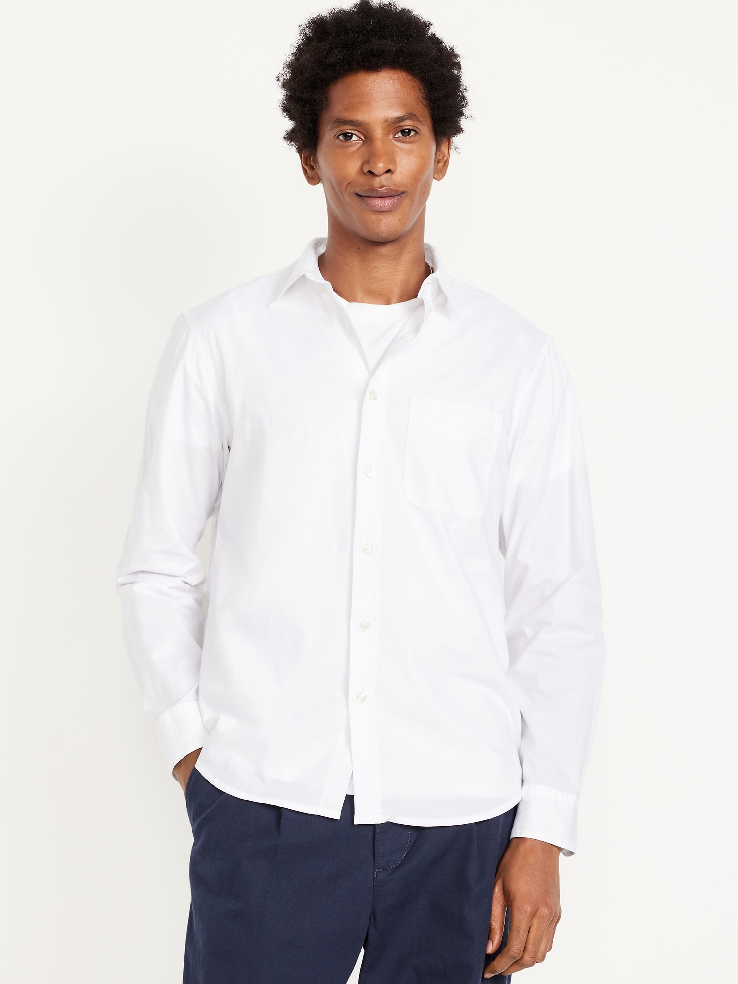 CHEMISE PASSE-PARTOUT CLASSIQUE EN POPELINE