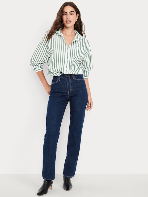 High-Waisted Wow Loose Jeans