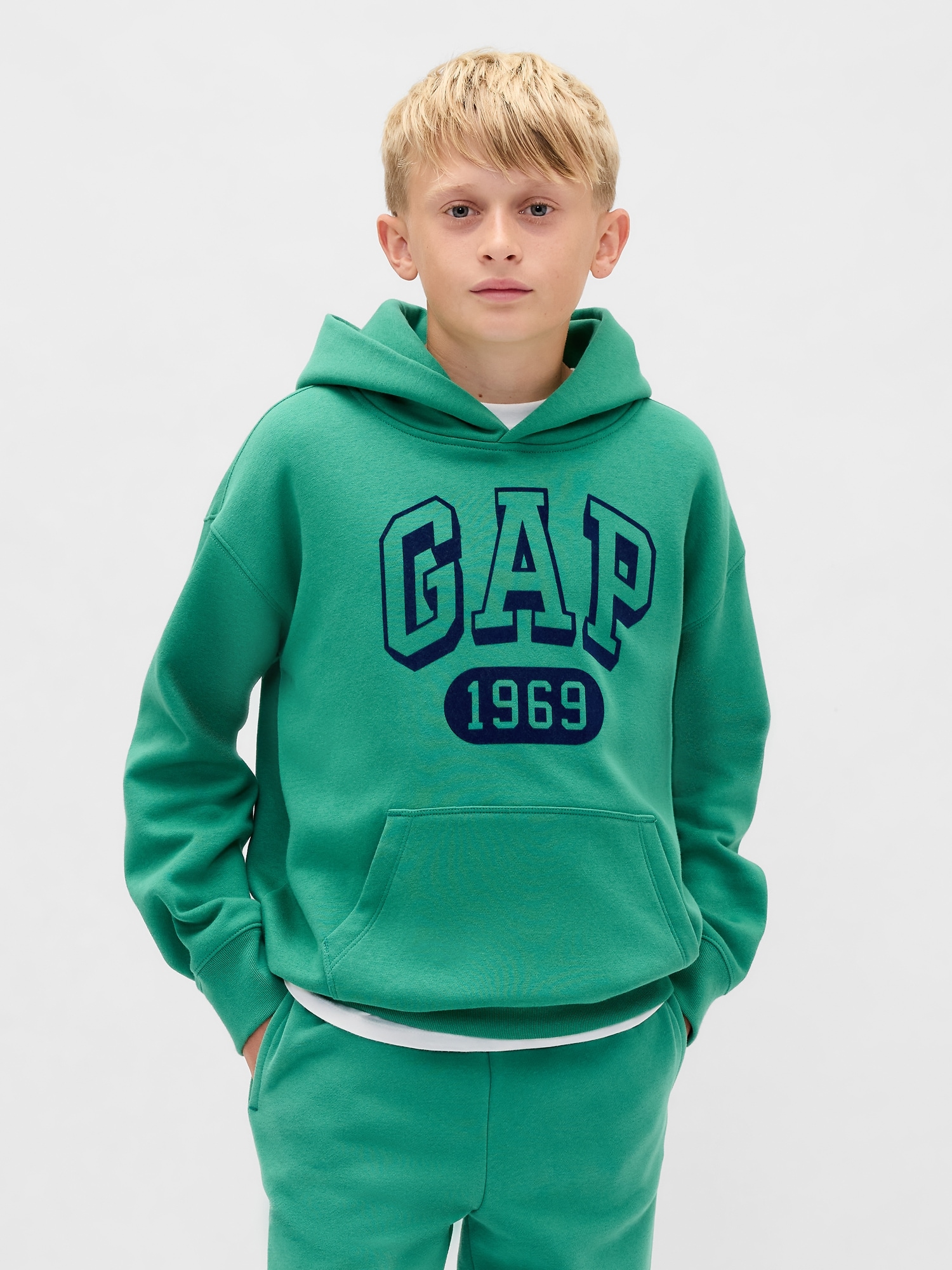 Kids VintageSoft Logo Hoodie