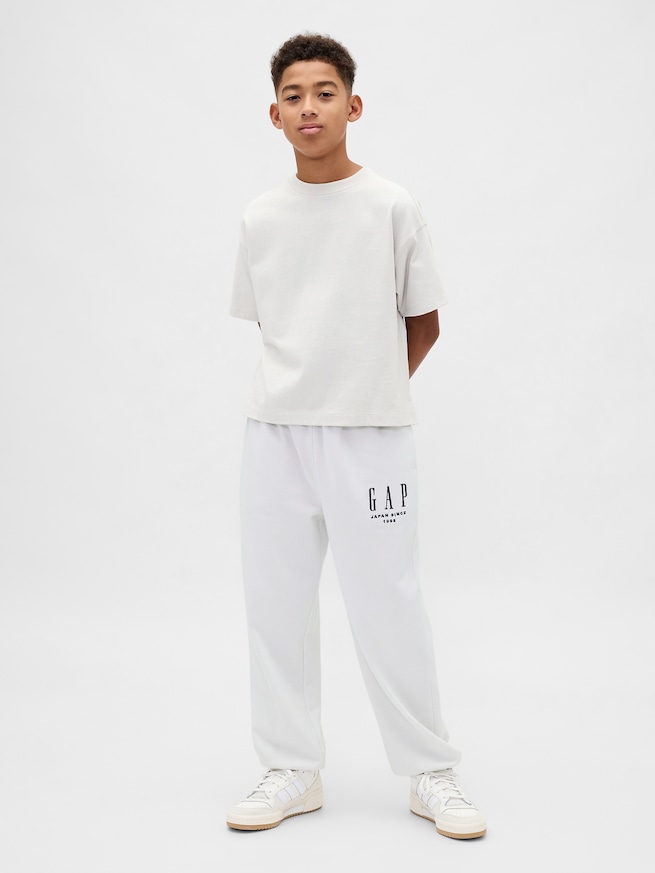 30th アニバーサリー GAPロゴ ジョガーパンツ (キッズ)-0