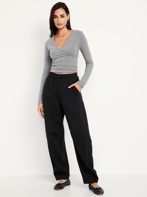 Mid-Rise SoComfy Barrel Sweatpants