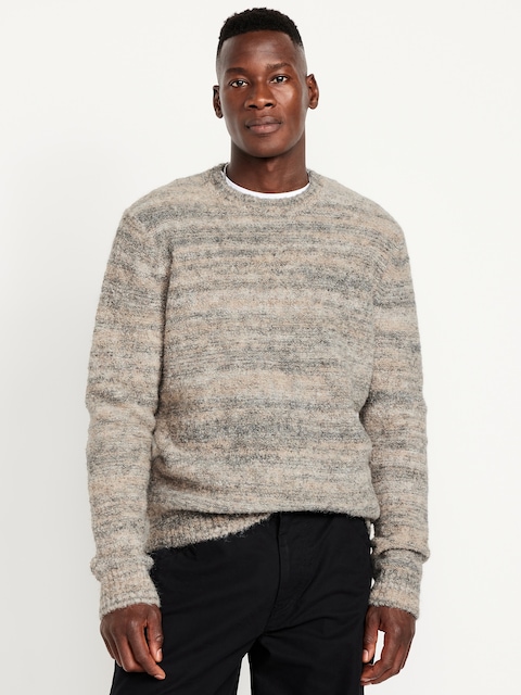 Wool-Blend Crew-Neck Sweater