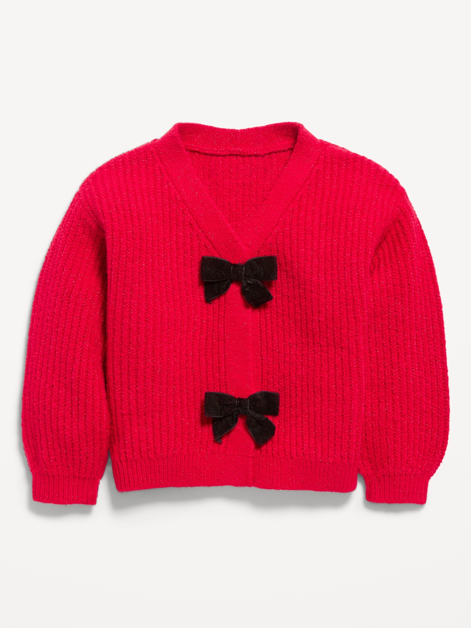 SoSoft Bow Cardigan Sweater for Toddler Girls