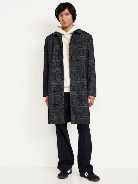 PARDESSUS EN SERGÉ À CARREAUX