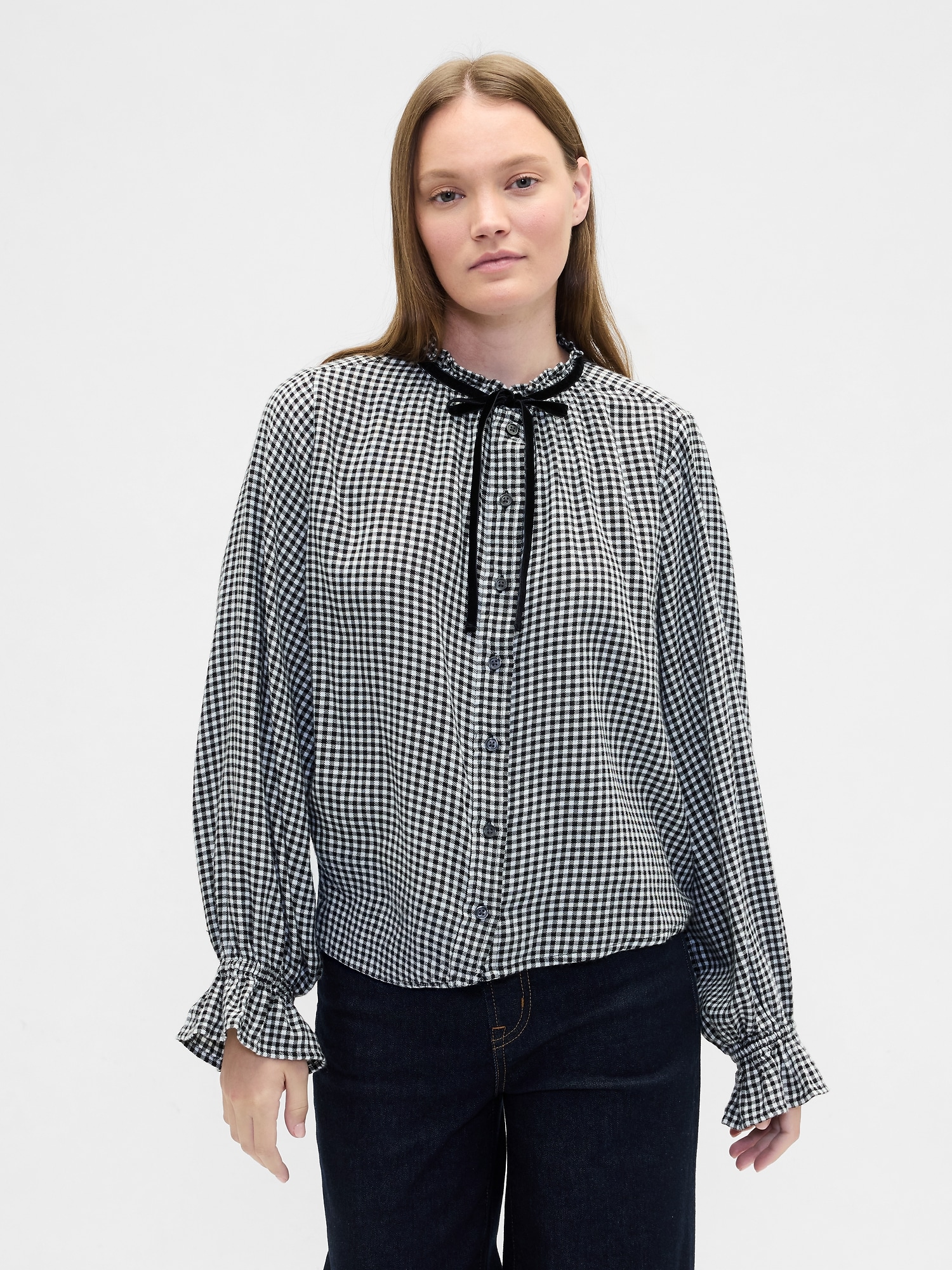 Relaxed Ruffle Top