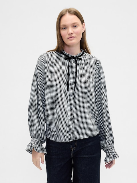 Relaxed Ruffle Top