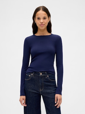 モダン クルーネックTシャツ