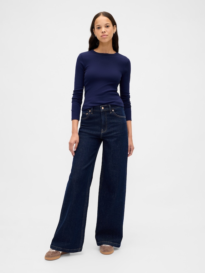 モダン クルーネックTシャツ-1