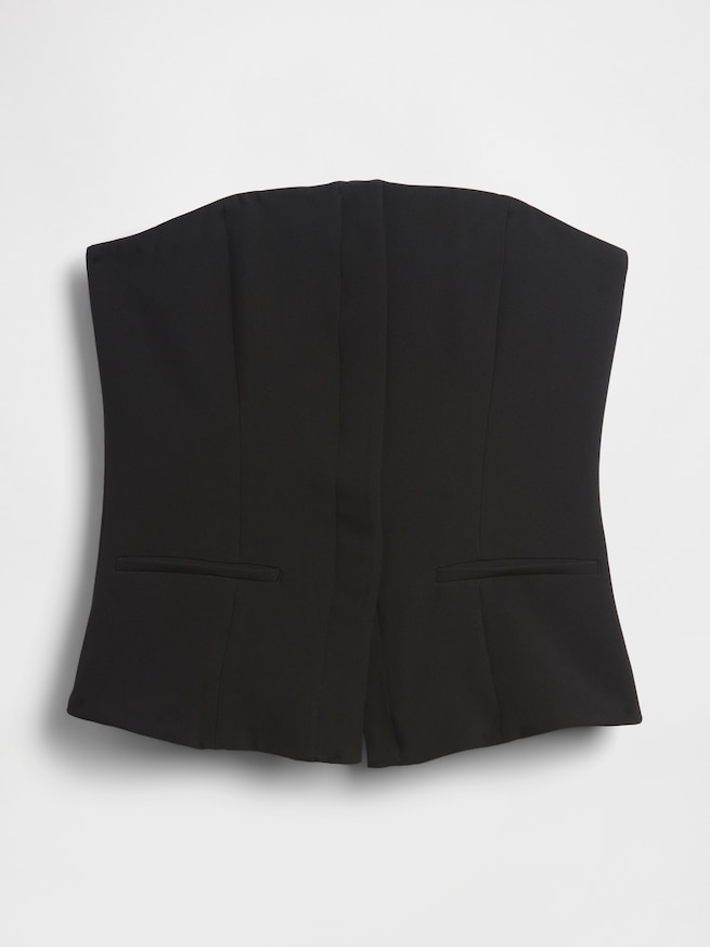 ストラップレス バイストレッチ コルセットトップス-4