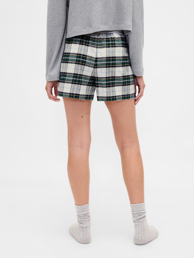 GAPロゴ フランネル ボクサーショートパンツ-3