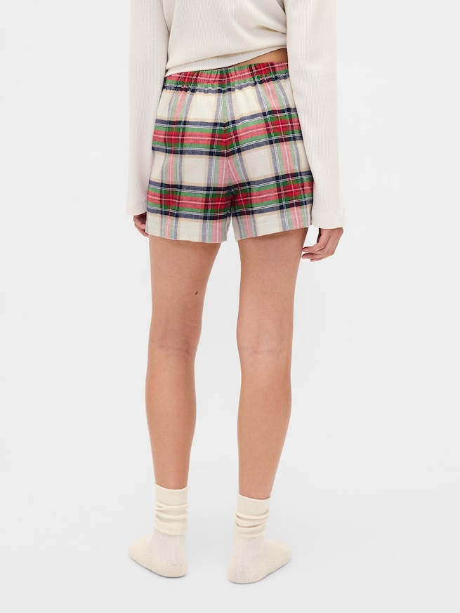 GAPロゴ フランネル ボクサーショートパンツ-3