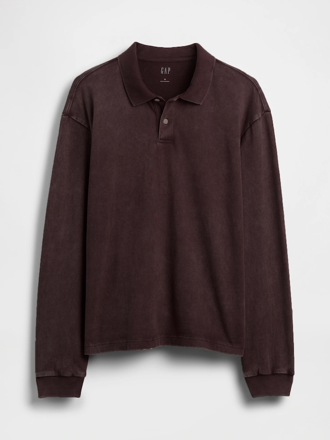 ヘビーウェイト ジャージー ポロシャツ-3