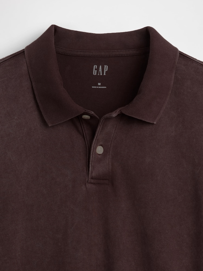 ヘビーウェイト ジャージー ポロシャツ-4