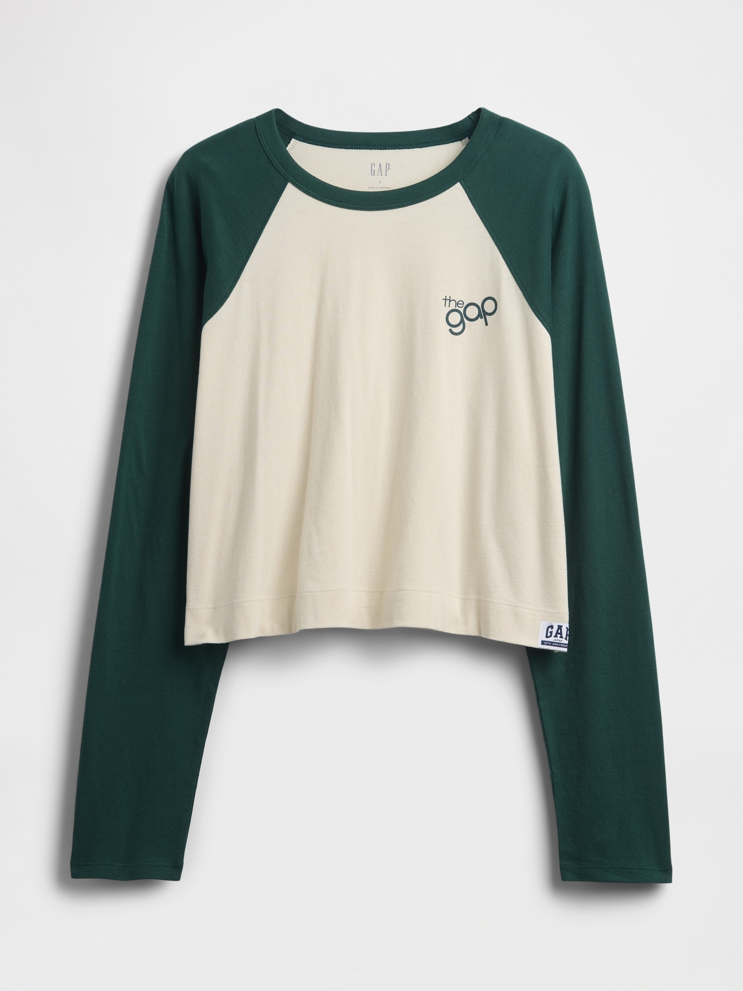 リラックスフィット クロップド GAPロゴTシャツ-5