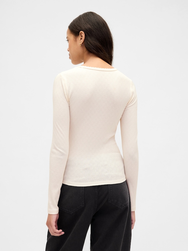 ポインテール リブTシャツ-2