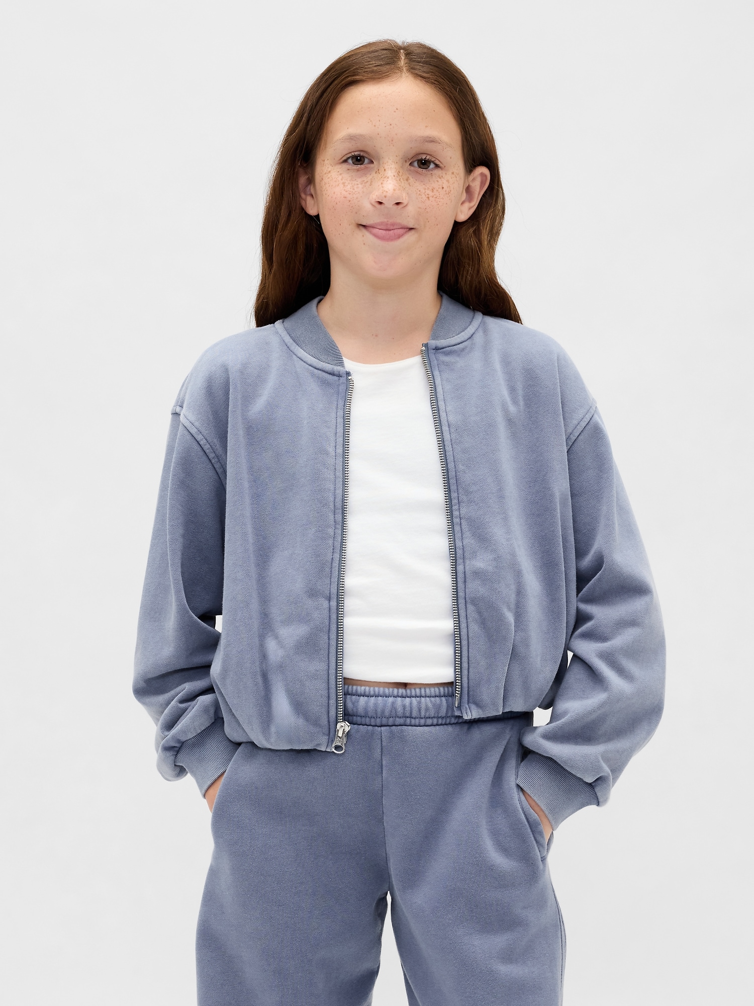 Kids VintageSoft Bubble Bomber Jacket
