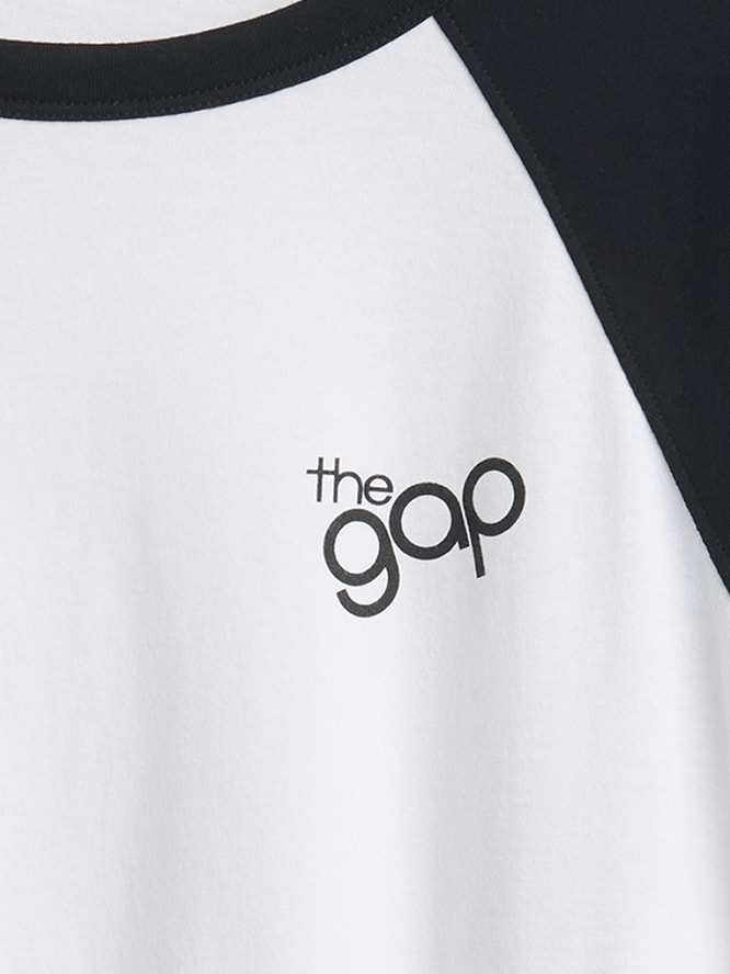 リラックスフィット クロップド GAPロゴTシャツ-3