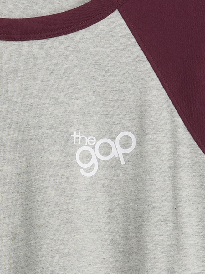 リラックスフィット クロップド GAPロゴTシャツ-3