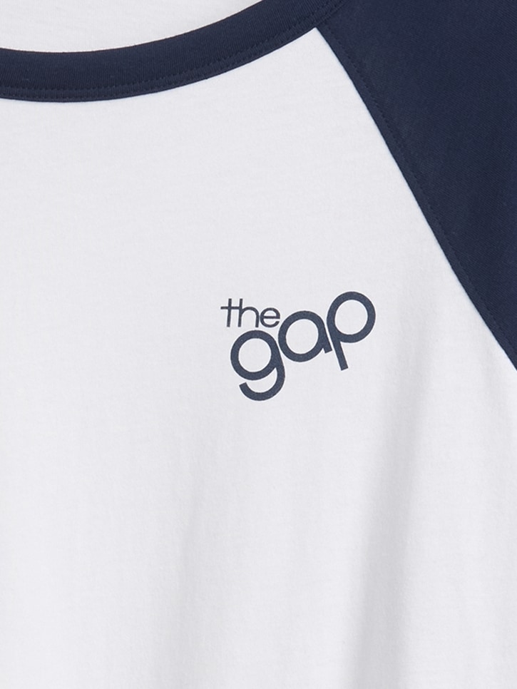 リラックスフィット クロップド GAPロゴTシャツ-3