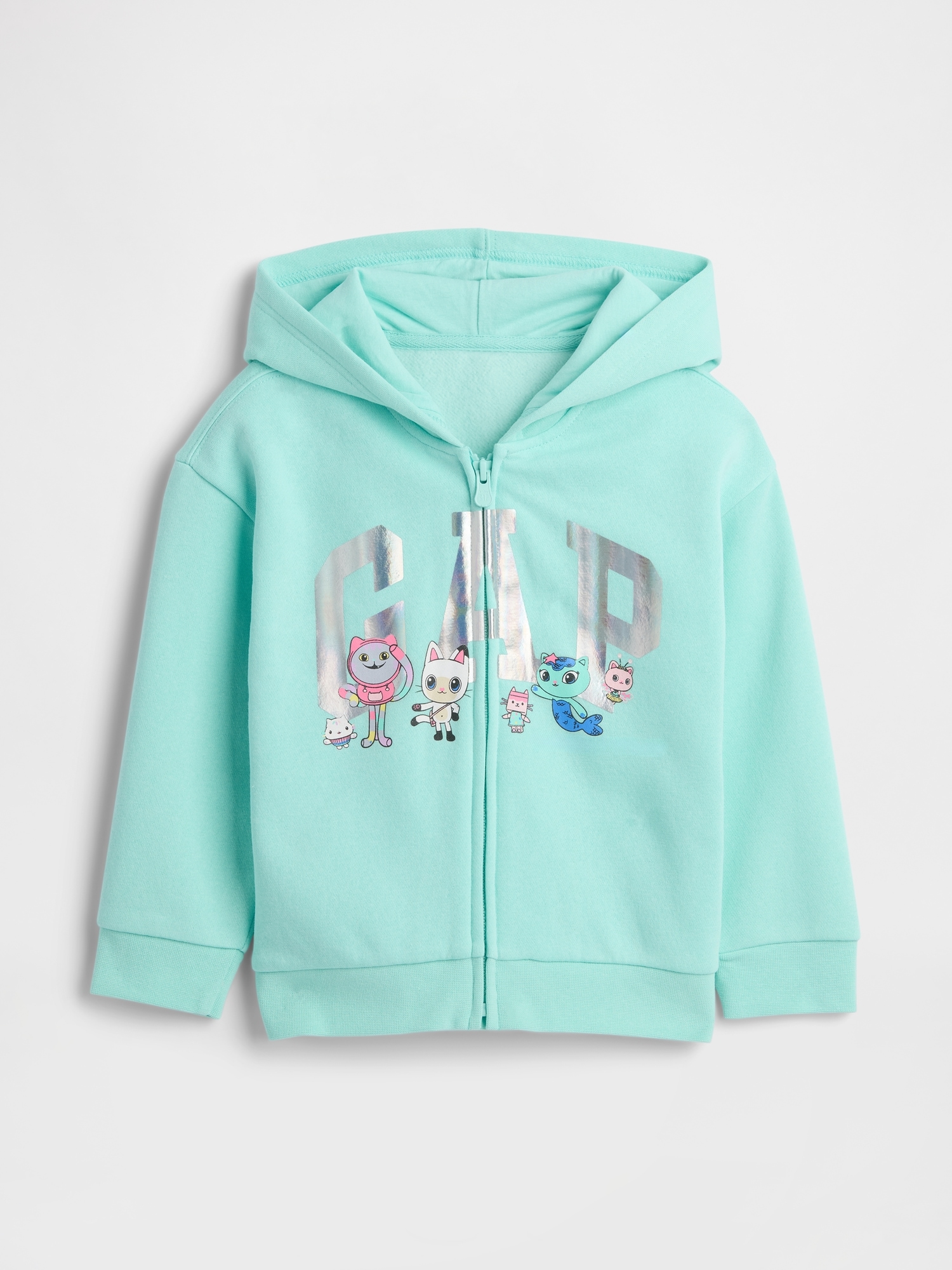babyGap Gabby's Dollhouse Logo Zip Hoodie