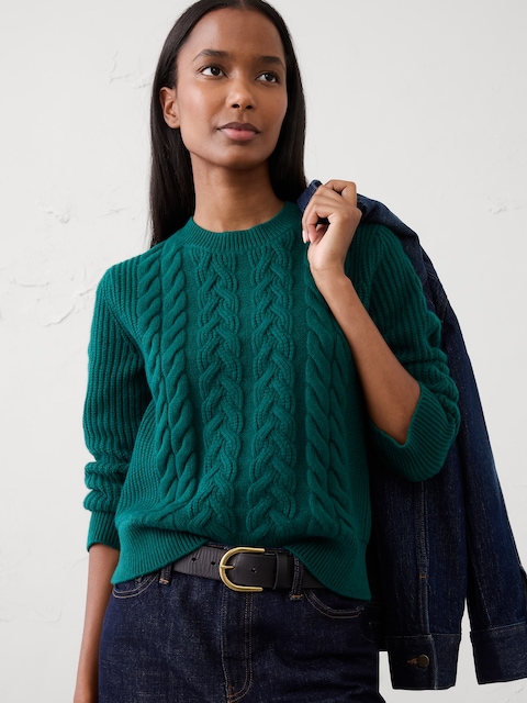 Cable Pullover Sweater