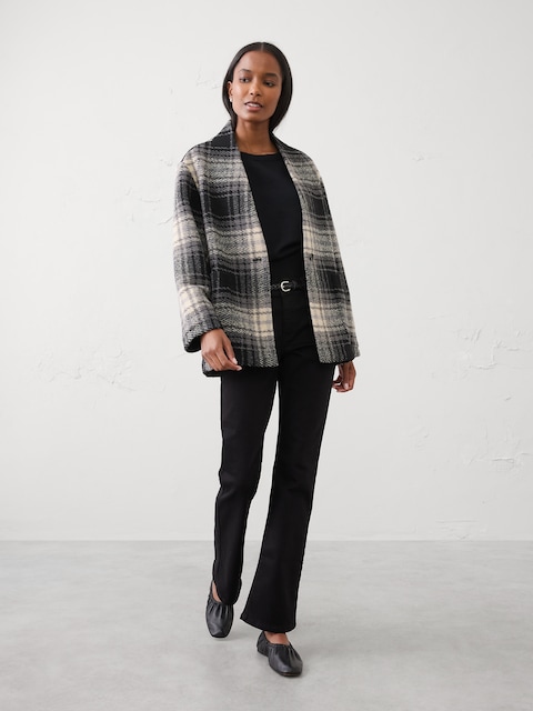 Knit Bouclé Coat