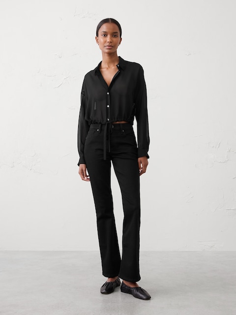 Cinched Hem Shirt