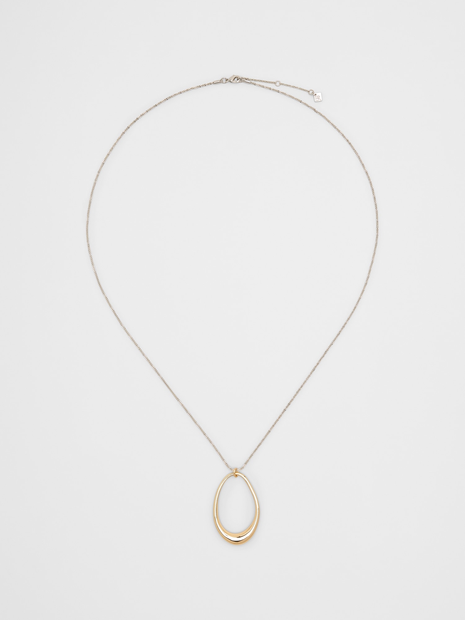 Corded Organic Pendant Necklace