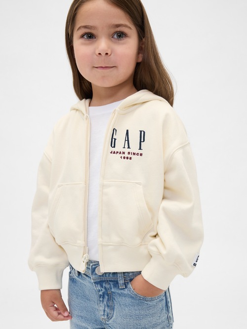 30th アニバーサリー ヴィンテージソフト GAPロゴ ジップアップパーカー (幼児・ベビー)