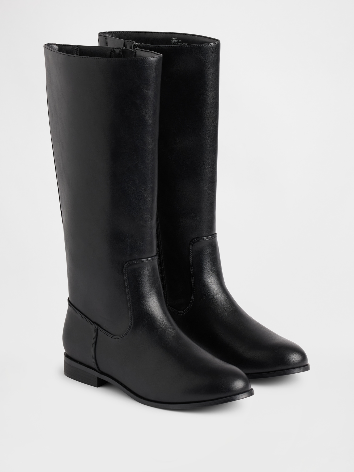 Vegan Leather Riding Boots