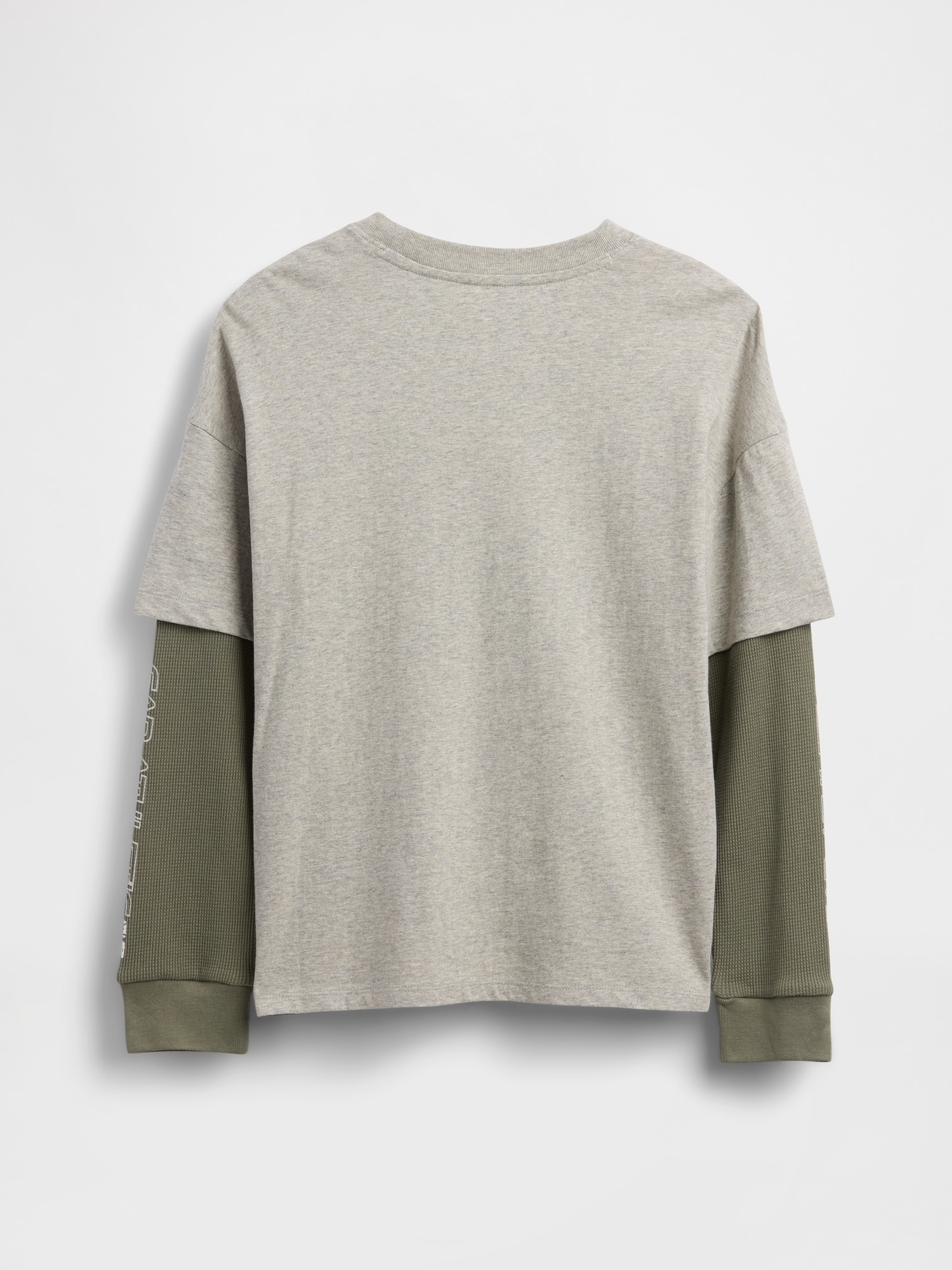 2in1 グラフィックGAPロゴTシャツ (キッズ)-1