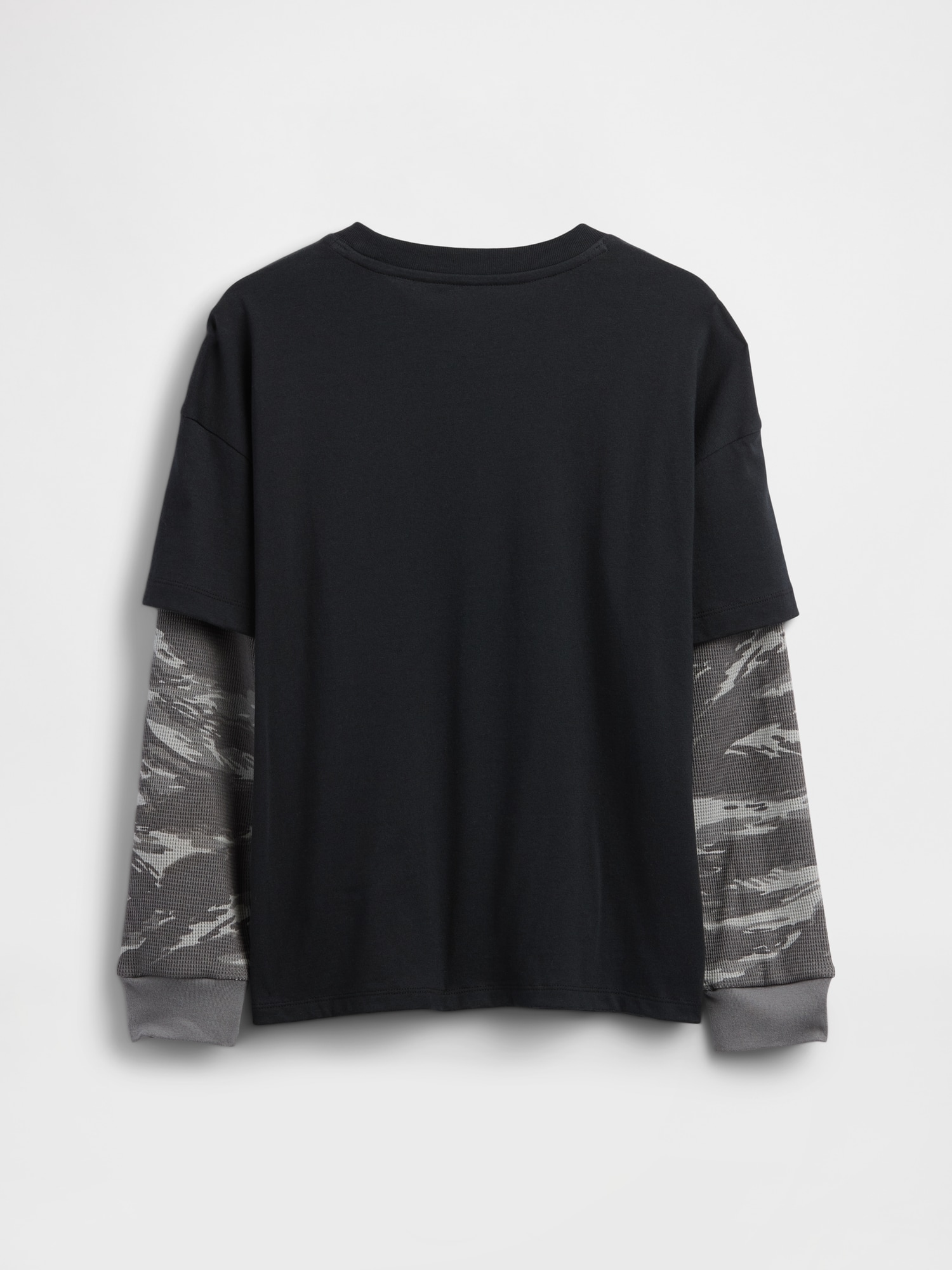 2in1 グラフィックGAPロゴTシャツ (キッズ)-1